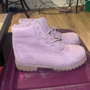Lavender Timberland Boots